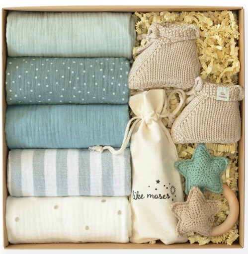 ПОДАРОК ДЛЯ НОВОРОЖДЕННОГО РЕБЕНКА LAYETTE BABY SHOWER КОРОБКА КРЕСТИНЫ РОЖДЕНИЕ