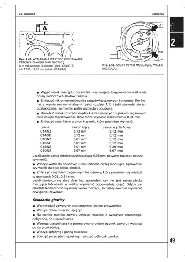 WYMONTOWANIE I ZAMONTOWANIE W SAMOCHODZIE Opel Astra Classic 1.4i 44 kW