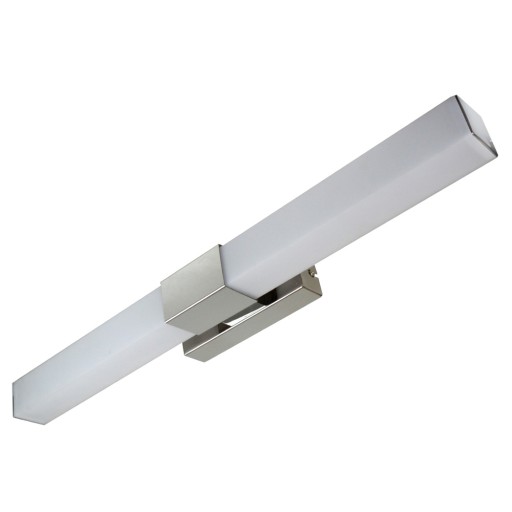 Бра для ванной комнаты над зеркалом, белый, хром, LED 12Вт 4500К ZINNA