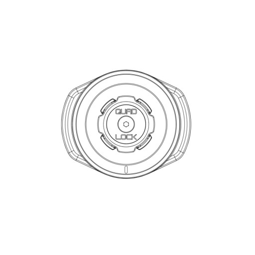 Wodoodporna głowica z ładowarką indukcyjną Quad Lock 12V-24V V2
