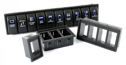 Carling IP68 переключатель Светодиод 12-24V 20A Blue Windscreen