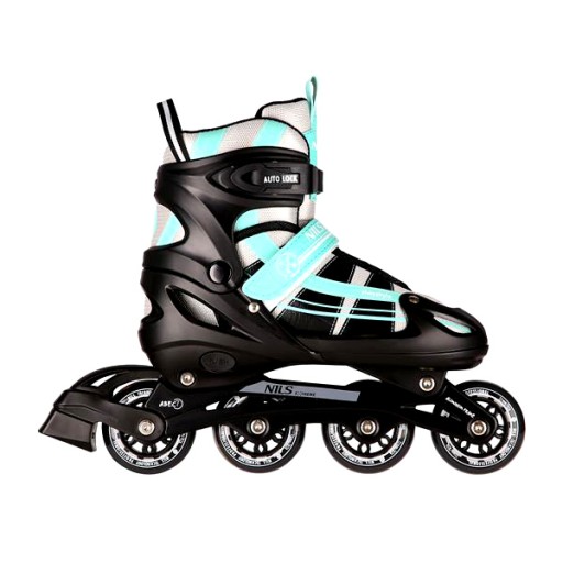 КОМФОРТНЫЕ ЖЕНСКИЕ КОНЬКИ 2В1 РЕЗИНОВЫЕ КОЛЕСА 35-38 ABEC7