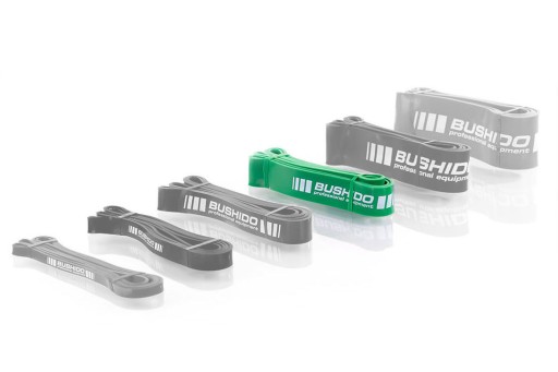 POWER BAND ДЛЯ ТРЕНИРОВКИ С СОПРОТИВЛЕНИЕМ РЕЗИНА STRONG GREEN DBX BUSHIDO 44 мм 23–57 кг