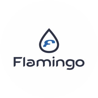 Хомут для водосточной трубы FLAMINGO, диаметр 90мм, кирпично-красный