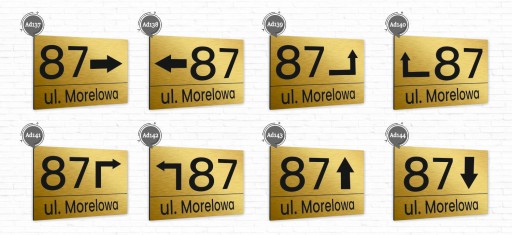 НАПРАВЛЕННАЯ АЛЮМИНИЕВАЯ АДРЕСНАЯ ДОСКА