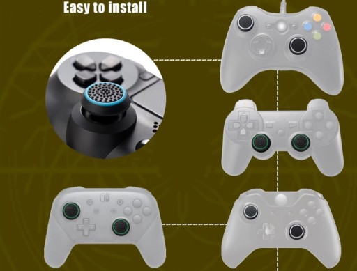 2 шт. / АНАЛОГОВЫЕ НАКЛАДКИ ЛАСТИКА PS3 PS4 XBOX 360 ONE