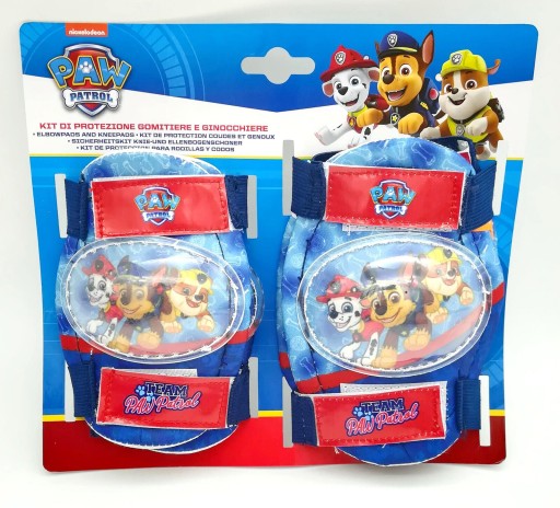 Защита локтей и коленей Paw Patrol, универсальные синие.