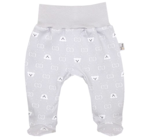 PÓŁŚPIOCHY BEZUCISKOWE r.68 GREY BABY BEAR /51/