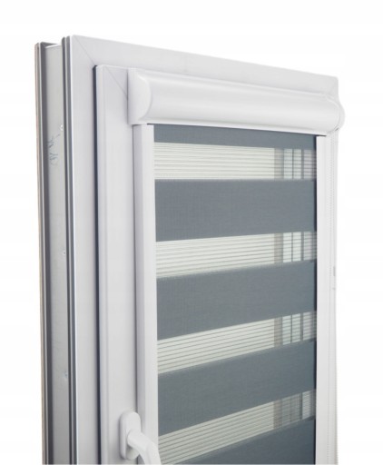 ROLETA DZIEŃ i NOC W KASECIE Z PROWADNICAMI 85X220
