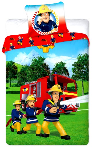 ДЕТСКОЕ ПОСТЕЛЬНОЕ ПОСТЕЛЬНОЕ 160х200 FIREMAN SAM COTTON для детей