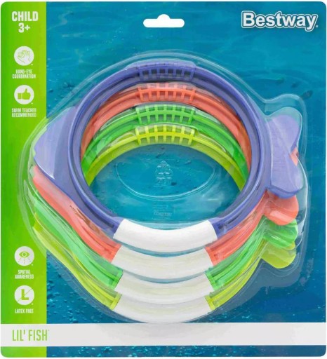 Игрушки для дайвинга 4 рыбки Bestway 26009