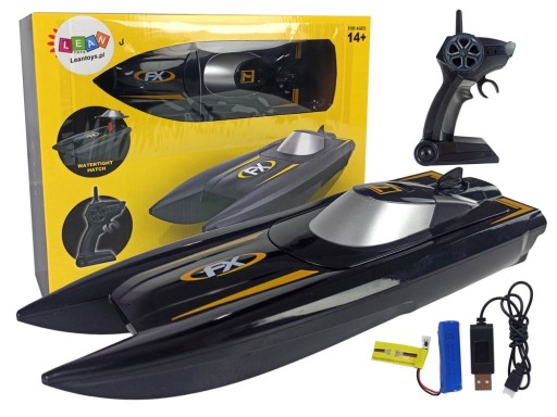 Лодзь Моторная лодка с дистанционным управлением 1:47 Racing 2.4G Дальность 50 м