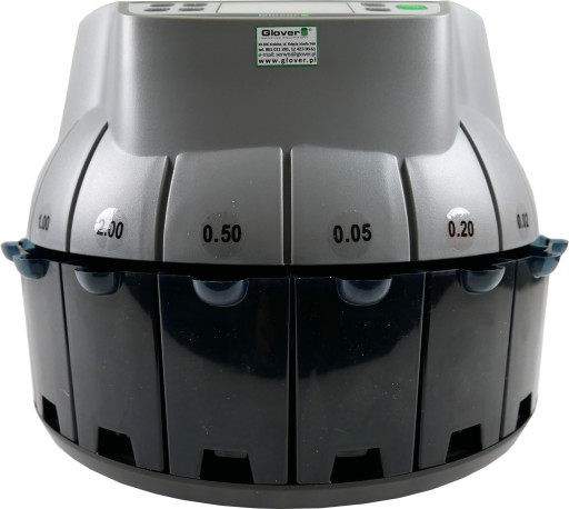СОРТИРОВОЧНАЯ СЧЕТНАЯ МАШИНА ДЛЯ МОНЕТ, МОНЕТ GLOVER CS-500 PL