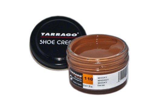 Крем на основе обувного воска - TARRAGO Shoe Cream 50мл 110 ВИСКИ