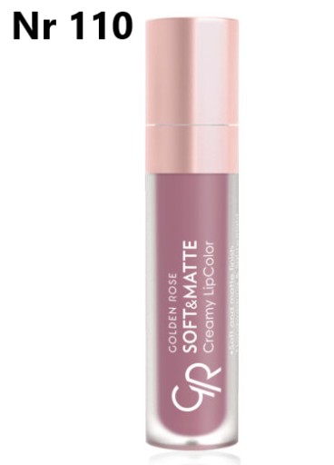 Матовая жидкая губная помада Golden Rose Soft Matte 110