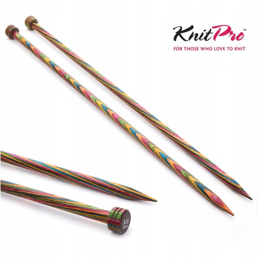 Прямые деревянные спицы KNITPRO 30см - 5,00мм.