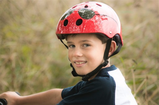 HORNIT kask dziecięcy Aviators M 53-58cm czerowny