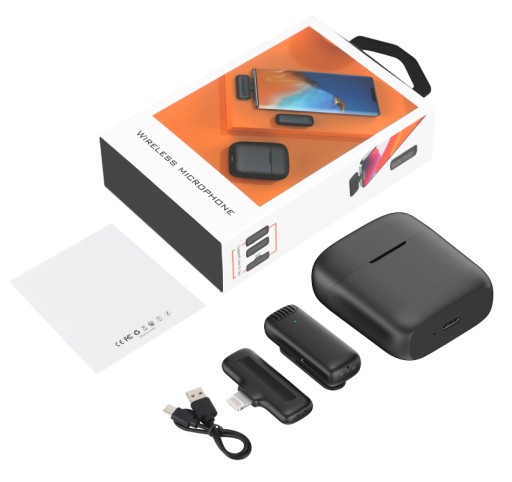 БЕСПРОВОДНОЙ МИКРОФОН BLUETOOTH ДЛЯ IPHONE ДЛЯ LIGHTNING PHONE