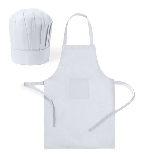 Детский поварской набор, фартук, поварской колпак. Набор Little Chef.