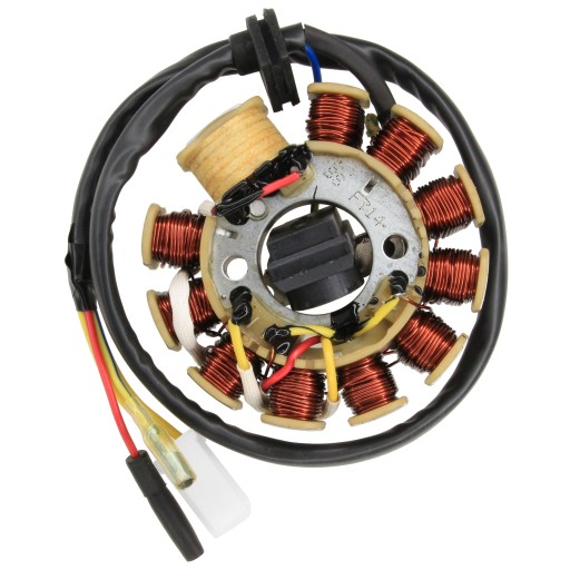 КАТУШКА ИСКРА СТАТОР КАТУШКА СТАТОРА 4T GY6 11 КАТУШЕК 3F