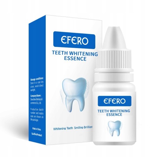 EFERO Отбеливающая эссенция для зубов, порошок для чистки полости рта