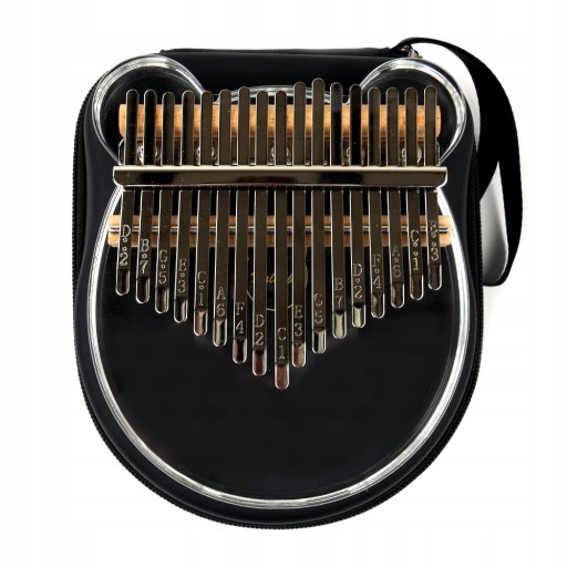 KALIMBA Акриловый инструмент Портативное фортепиано с 17 клавишами и футляром
