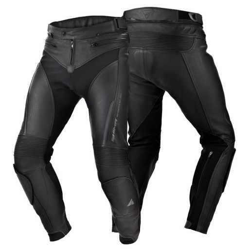 SHIMA CHASE PANTS ЧЕРНЫЕ мужские кожаные брюки 54