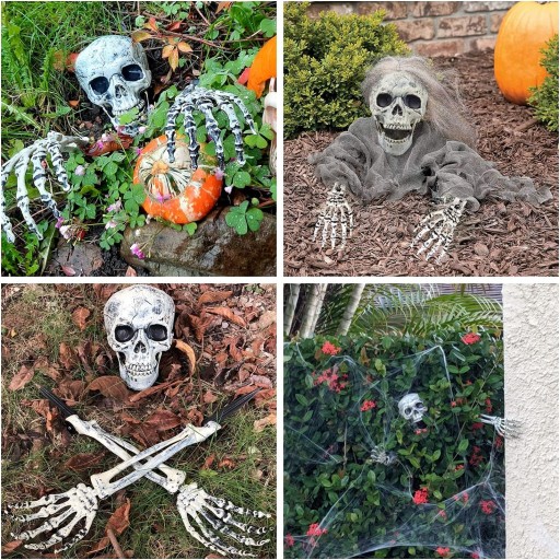 STRASZNA DEKORACJA NA HALLOWEEN W KSZTAŁCIE C