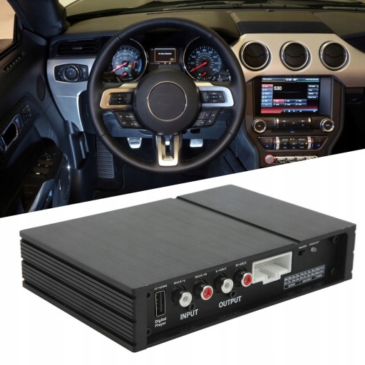 Автомобильный усилитель DSP, 4-канальный вход RCA