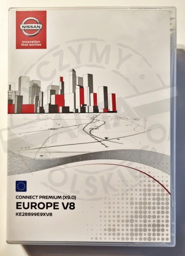 NISSAN MAP CONNECT X9HDD V8