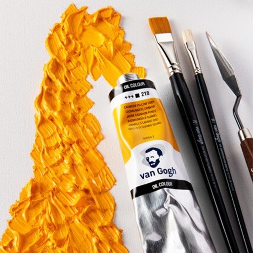 Farba Olejna VAN GOGH artystyczna wydajna Talens 200ml AZO ŻÓŁTY CIEMNY 270