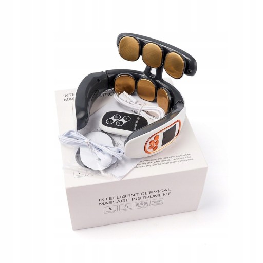 6-Zone Neck Massager 15 Levels Electric Impulse