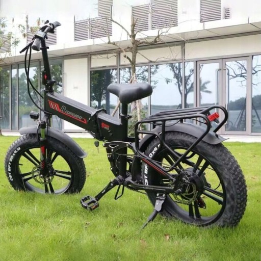 Складной электрический велосипед Randride YX20M, 1000 Вт, 17 Ач, 43 км/ч, 20 дюймов * 4,0 дюйма, толстая шина