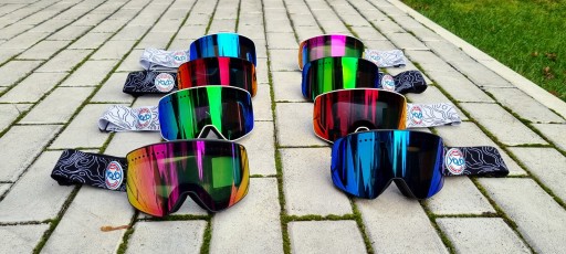 GOGLE SNOWBOARDOWE NARCIARSKIE YOLO WYMIENNE SZYBY NIEBIESKIE SUPER ANTIFOG