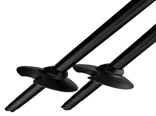 Fizan Action Ski Poles 130 см черные