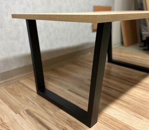 СТОЛ ЛОФТ С УТОЛЩЕННОЙ СТОЛЕШНИЦЕЙ 125X85X36 СВАРНЫЕ НОЖКИ ДЛЯ СТОЛОВОЙ ГОСТИНОЙ