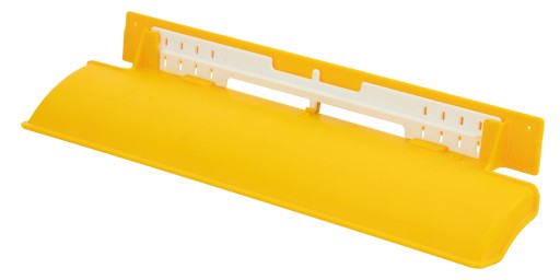 Wylotek z zatyczką do dennic plastikowych i styropianowych Łysoń kol. żółty