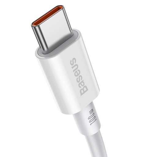 Кабель Baseus USB type C - USB type C, 2 м, белый