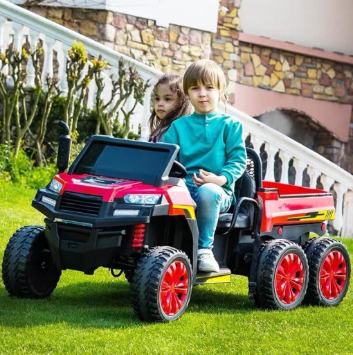 ЭЛЕКТРОТРАКТОР 6X6 АВТОСАМОСВАЛ + АККУМУЛЯТОРНАЯ БАТАРЕЯ 24 В