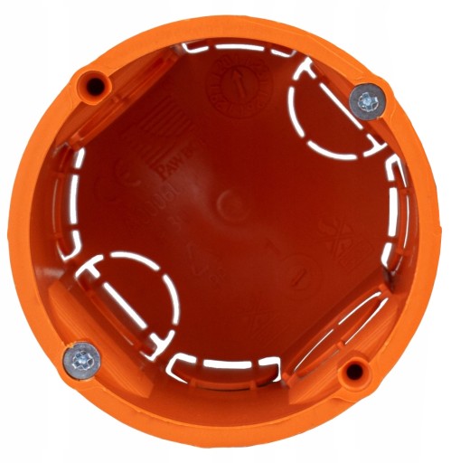 ГЛУБОКАЯ ЭЛЕКТРИЧЕСКАЯ КОРОБКА ДЛЯ СКРЫТОГО МОНТАЖА PK60 10 ШТ.