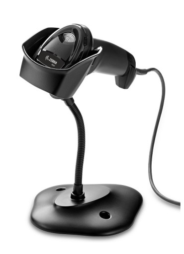 Zebra DS2208 2D-ридер, USB, черный, подставка