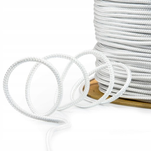 Парусный канат POLYPROPYLENE 4mm Braided WHITE Universal Smooth 90m