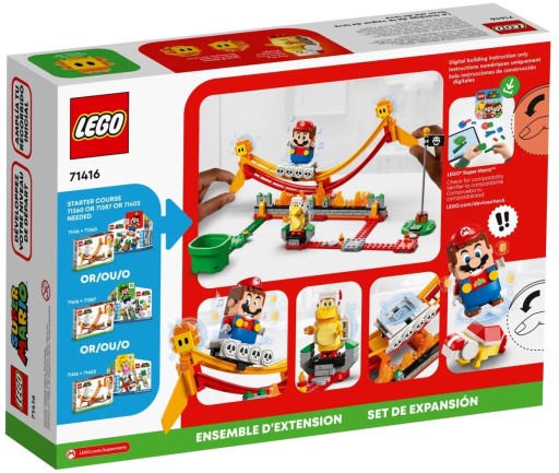 LEGO Super Mario Przejażdżka po fali lawy 71416