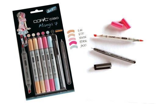 Набор маркеров COPIC Ciao 5+1, манга 7