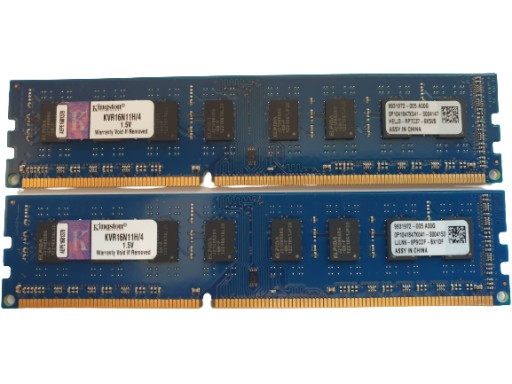Оперативная память 8 ГБ 2x4 ГБ DDR3 DIMM 1600 МГц PC3 12800U