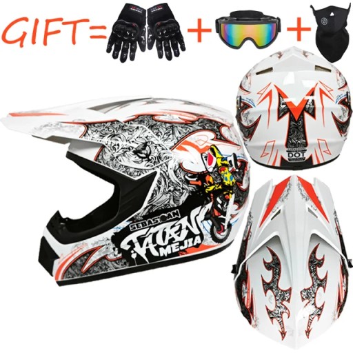 Kask MTB Fullface motocrossowy Off-Road Endur Promocja!
