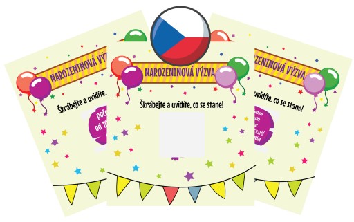 Скретч-карты с заданиями ДЕНЬ РОЖДЕНИЯ ДЛЯ ДЕТЕЙ