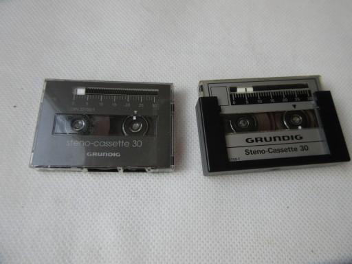 KASETY NOŚNIKI STENO CASSETTE GRUNDIG 30 DYKTAFON BDB STAN
