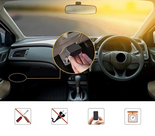 Śledzenie auta flota OBD GPS tracker Android iOS