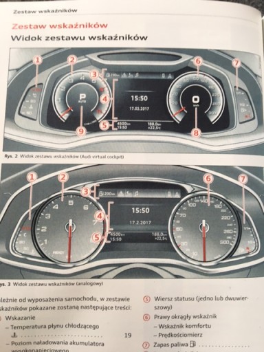 Руководство пользователя Audi A6 C8 на польском языке, 2018 г.